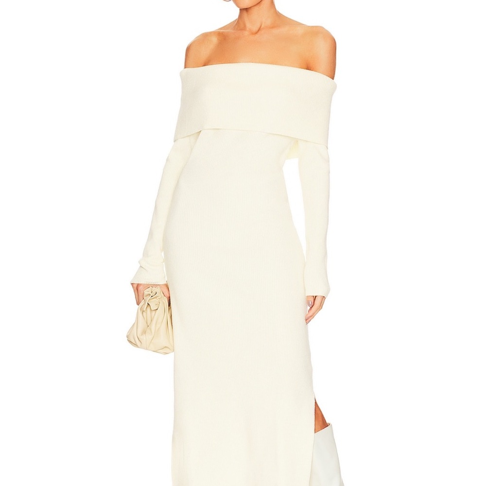 Callahan Marie Maxi Dress in Winter White